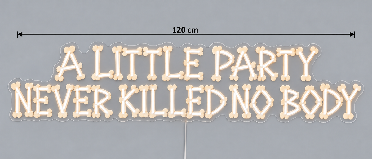 Custom Design: A LITTLE PARTY NEVER KILLED NO BODY
