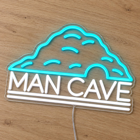 Man Cave Neon Sign - Garage & Home Bar Wall Sign product photo 2