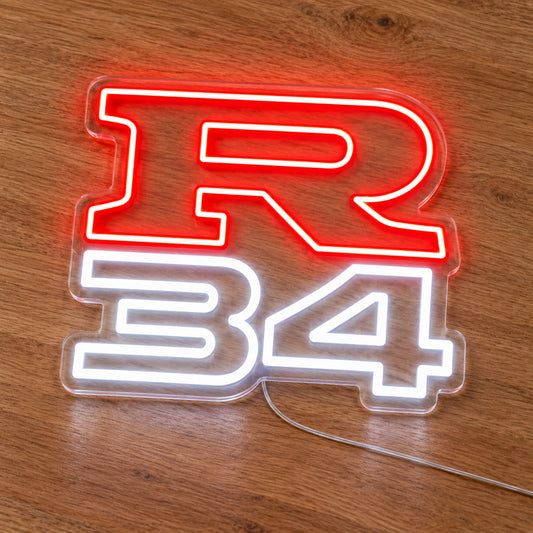 Nissan R34 LED Neon Sign product photo 2