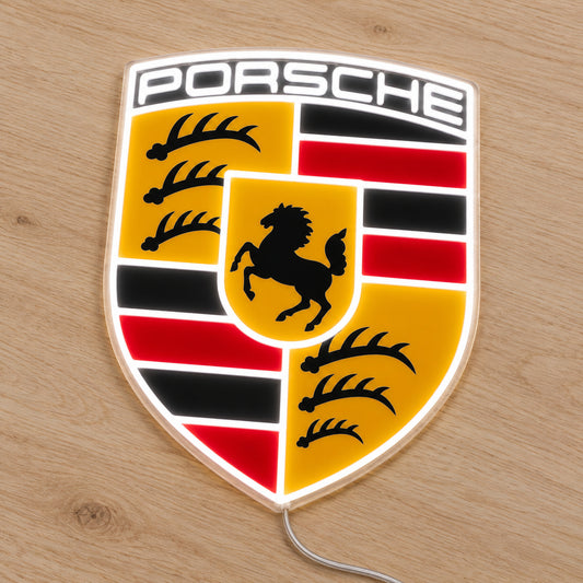 Porsche Crest LED Neon Sign product photo 2
