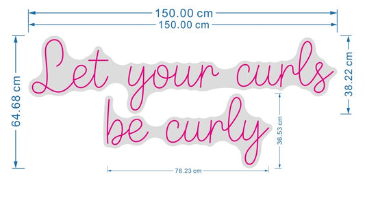 Custom design: let your curls be curly - RGB