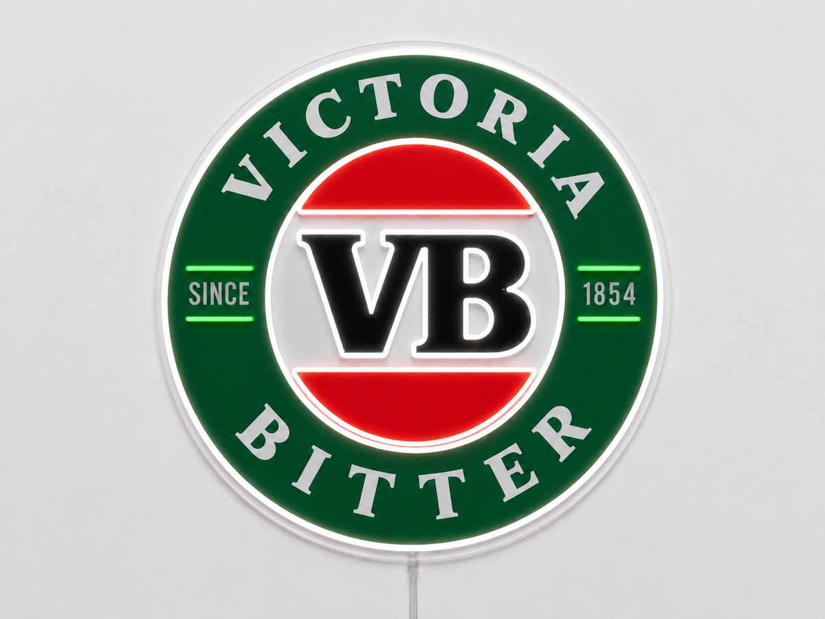 Victoria Bitter Inspired LED Neon Sign