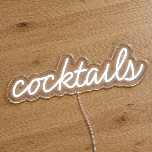 Cocktails LED Neon Sign - Bar and Venue Sign product photo 2
