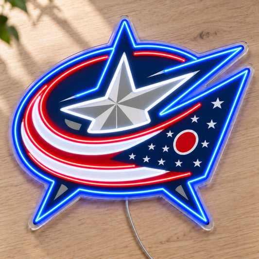 Columbus Blue Jackets LED Neon Sign product photo 2