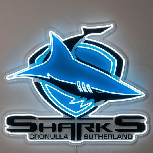 Cronulla Sharks Inspired LED Neon Sign