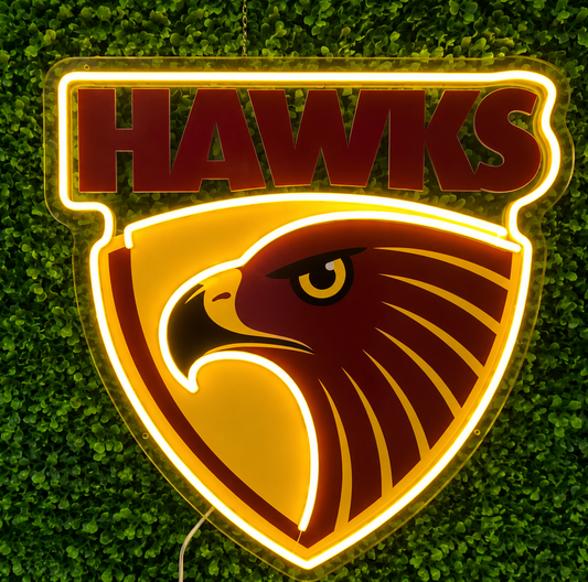Hawthorn Hawks LED Neon Sign