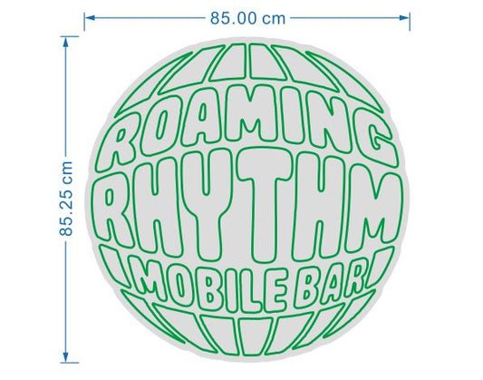 Custom design: Roaming Rhythm Mobile Bar