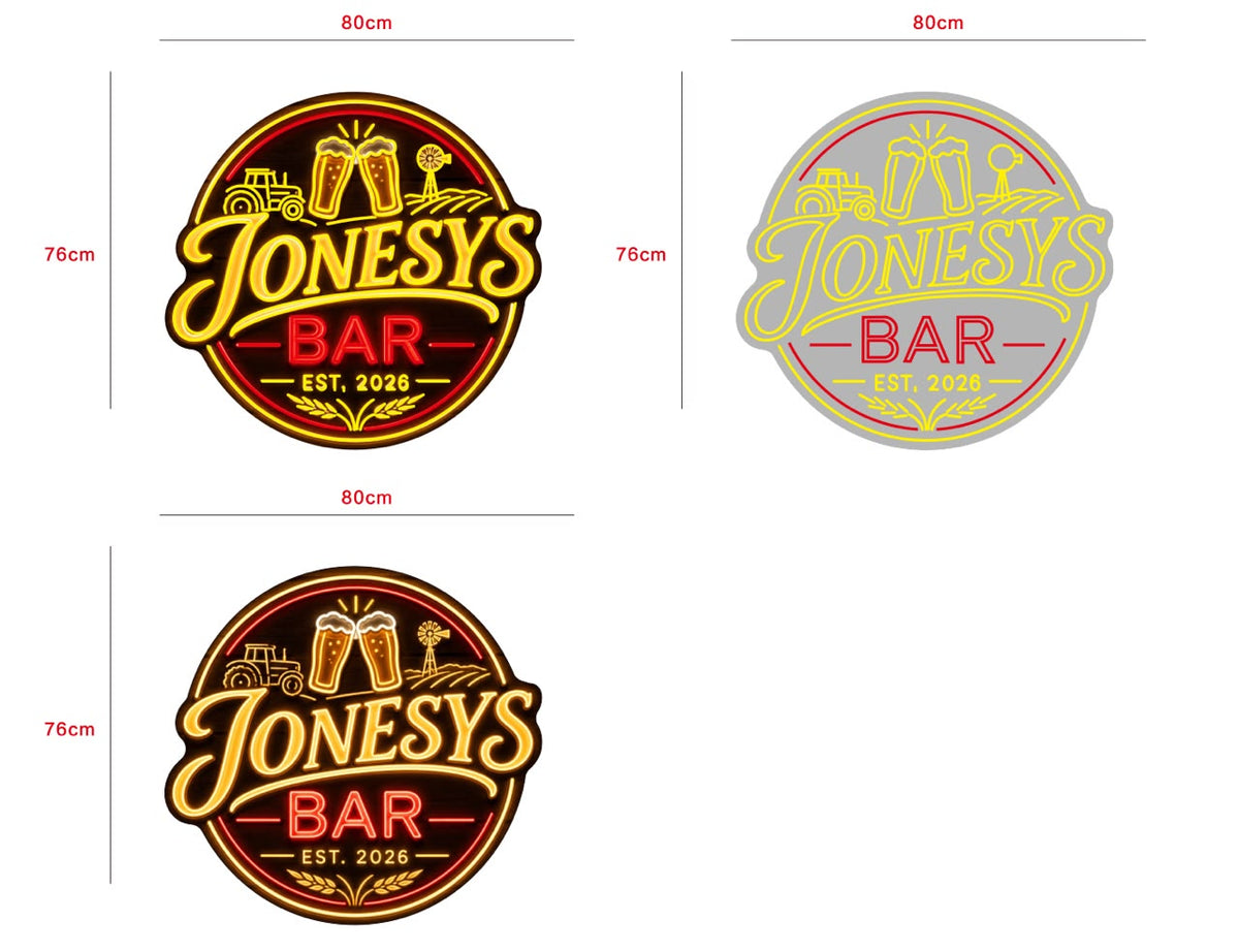 Custom design: Jonesys Bar
