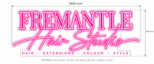Custom design: Fremantle Hair Studio