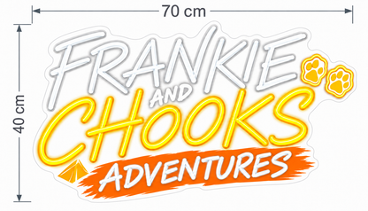 Custom design: Frankie and Chooks Adventures