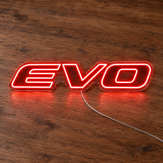 Mitsubishi Evo Logo LED Neon Sign product photo 2