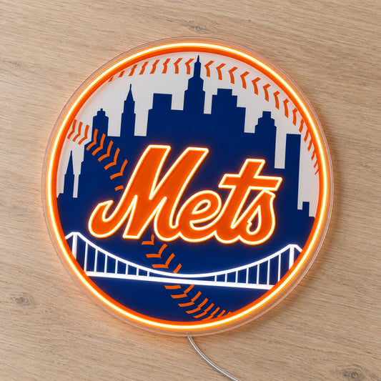 New York Mets LED Neon Sign product photo 2