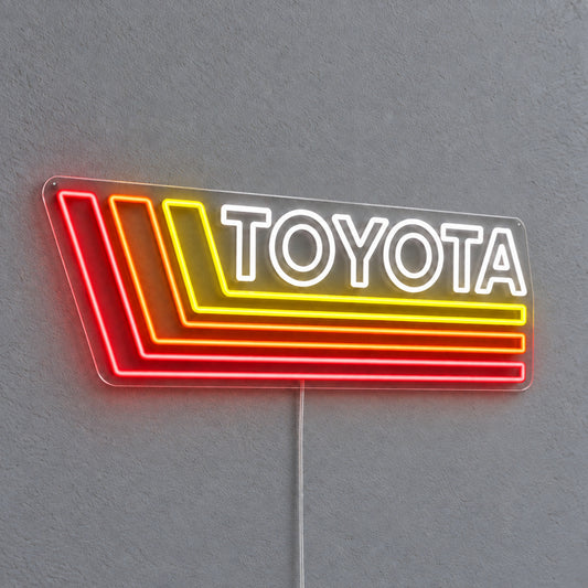 Toyota Retro Land Cruiser LED Neon Sign product photo 1