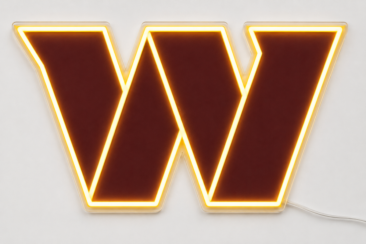 Washington Commanders LED Neon Sign