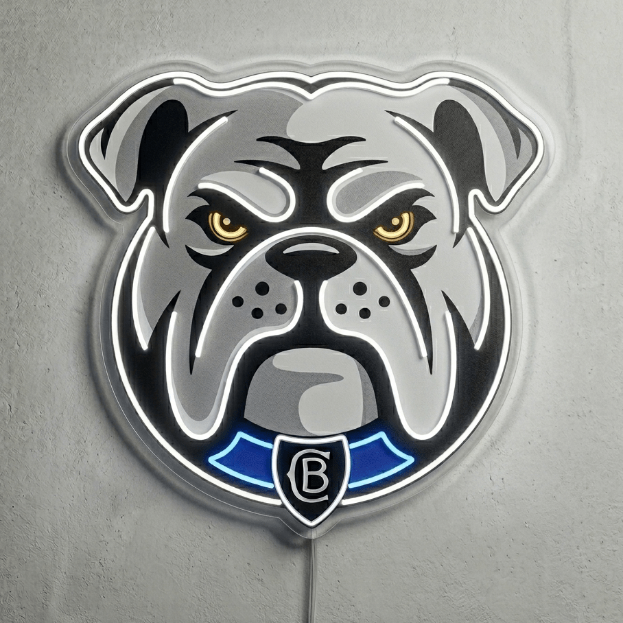 Canterbury Bulldogs Inspired LED Neon Sign - Neon Lanes