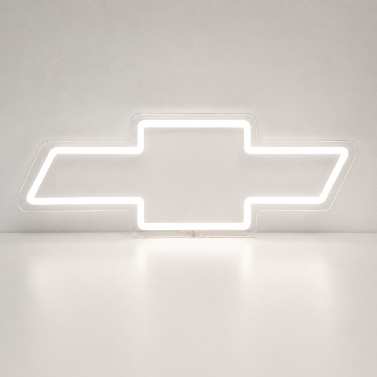 Chevrolet (White) LED Neon Sign
