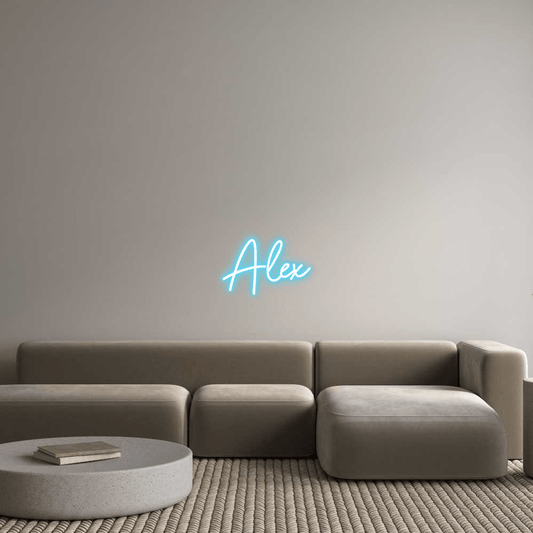 Custom Design: Alex - Neon Lanes