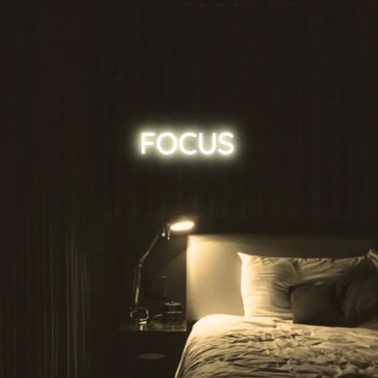 Focus LED Neon Light Sign - Neon Lanes