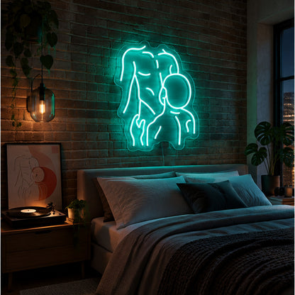 Gay Pride Two Men Neon Sign modern apartment wall art
